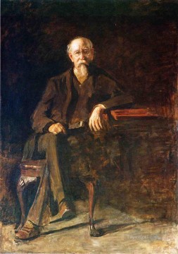  Thompson Canvas - Portrait of Dr William Thompson Realism portraits Thomas Eakins